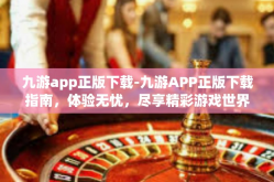 九游app正版下载-九游APP正版下载指南，体验无忧，尽享精彩游戏世界-九游app正版下载