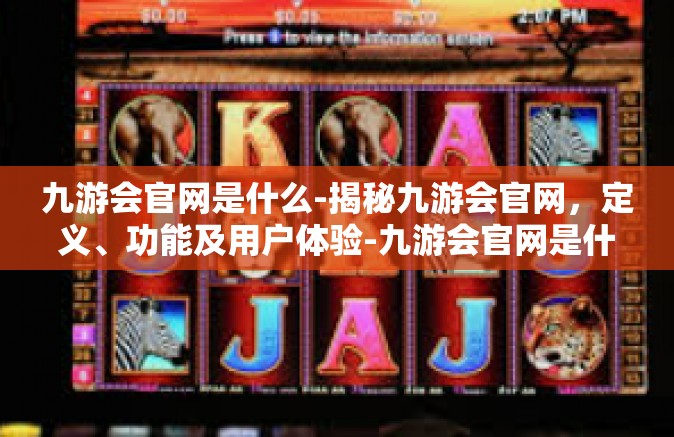 九游会官网是什么-揭秘九游会官网，定义、功能及用户体验-九游会官网是什么